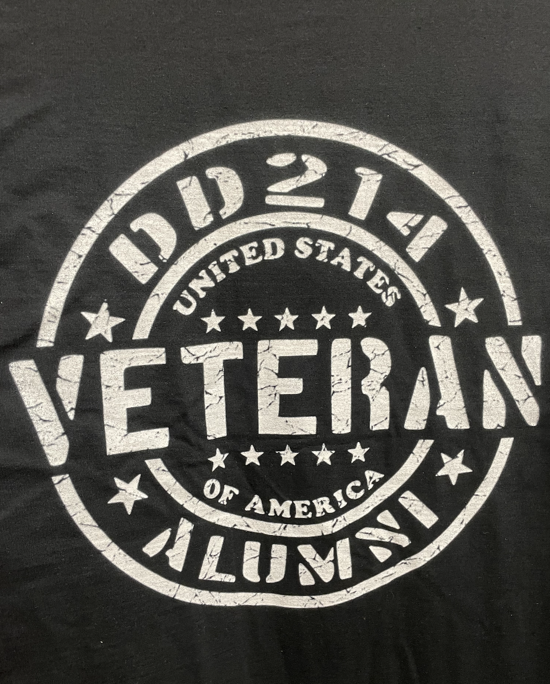 "DD214 ALUMNI" Black Gildan Soft Short Sleeve T-Shirt *CLOSEOUT*