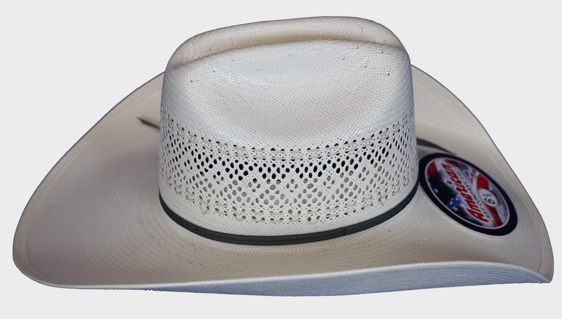 American JC4200RC Rancher Crease & 4 1/4" Rancher Crease Brim Drilex Sweatband Straw Hat