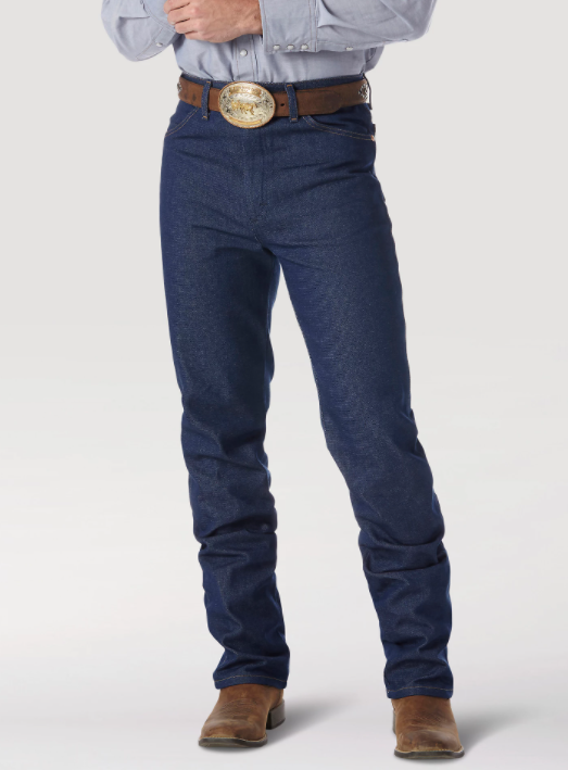 Wrangler 0936DEN Men's Rigid Indigo Cowboy Cut® Slim Fit Jean (SHOP IN-STORES TOO)
