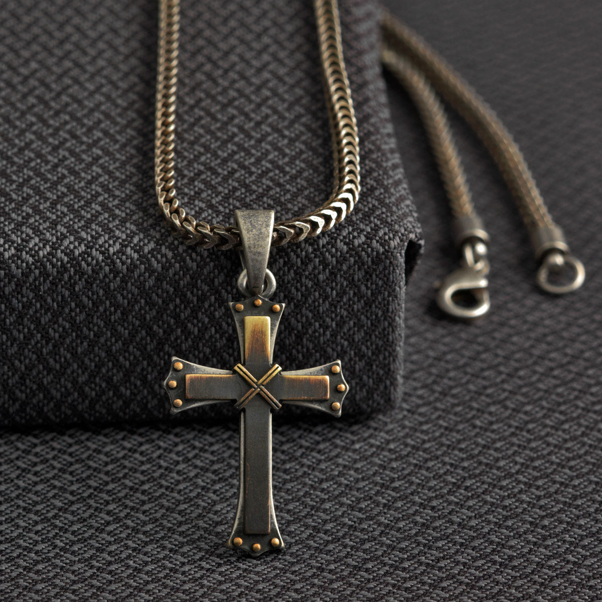 Twister mens cross necklace cheap