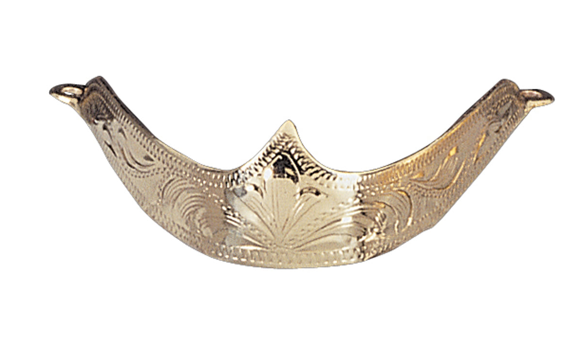 M & F 14150 Western Boot Hand Engraved Brass Toe Cap