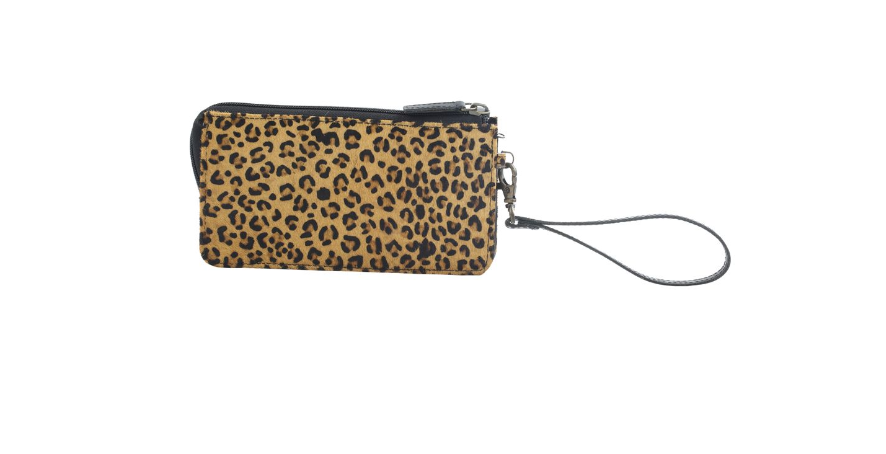 MYRA BAG S-2732 UPTOWN GIRL LEATHER & HAIRON WALLET