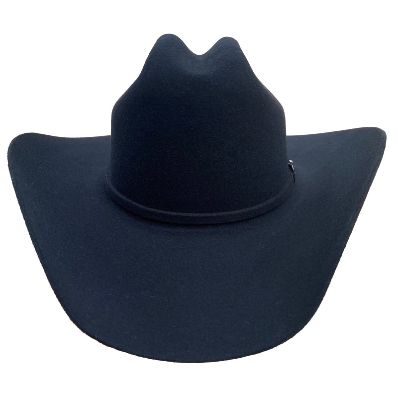 Rodeo King 3X Black Wool Low Rodeo Hat (Call to check availability)
