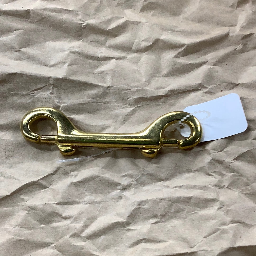 American Heritage Equine Brass Double Snap