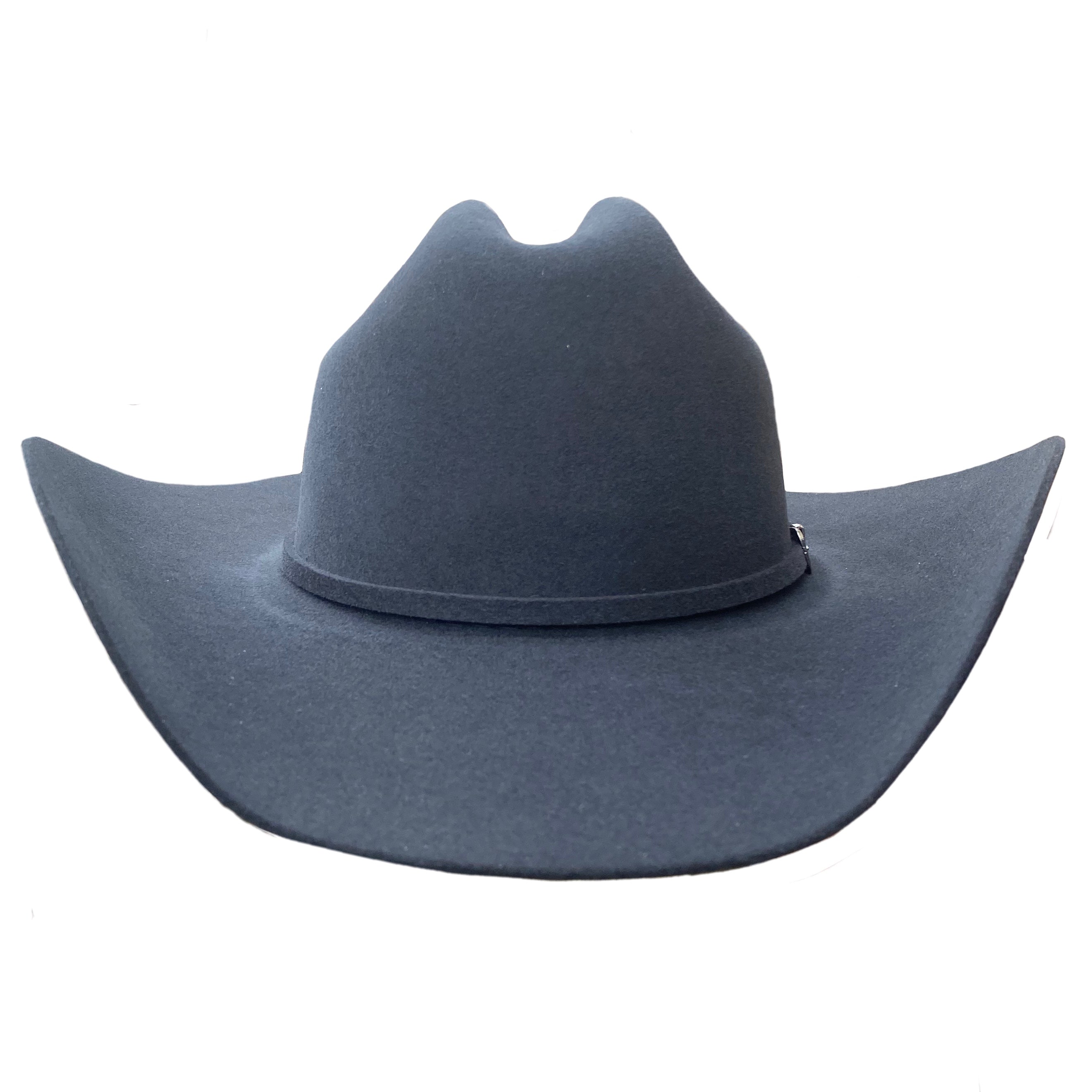 Rodeo King 5X Charcoal Low Rodeo 4" Brim Felt Hat LAST SIZE 6 3/4
