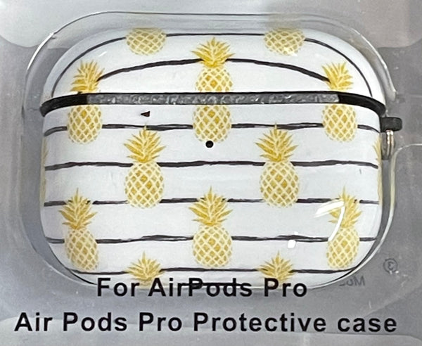 Airpod Pro Pineapples Case w/Carabiner