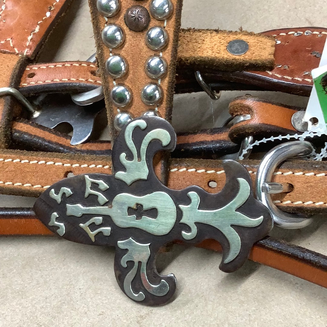 Martin Saddlery GCHBGNC Gypsy Cowgirl Browband Headstall CLOSEOUT