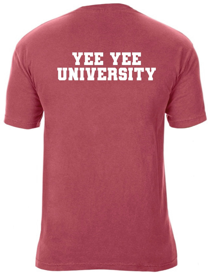 Yee Yee University Logo Short Sleeve Comfort Colors T-Shirt
