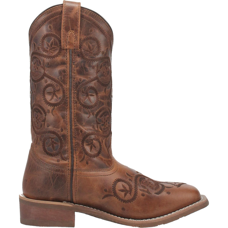 Women's Laredo 5863 11" Dizzie Brown Square Toe Boot