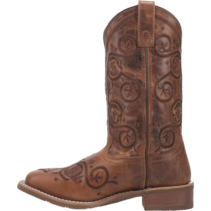 Women's Laredo 5863 11" Dizzie Brown Square Toe Boot *Closeout*