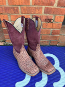 Men's Anderson Bean Terra Vintage Elephant boots with a square toe and a 12 inch Matador Kidskin shaft. 