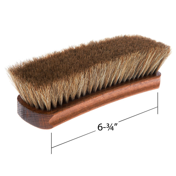 M & F 0401001 Black 6 3/4" 100% Horsehair Boot Brush