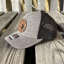 Mississippi Cattle Company Caramel Logo Leather Patch Richardson 115CH Low Profile Adjustable Snap Back Cap
