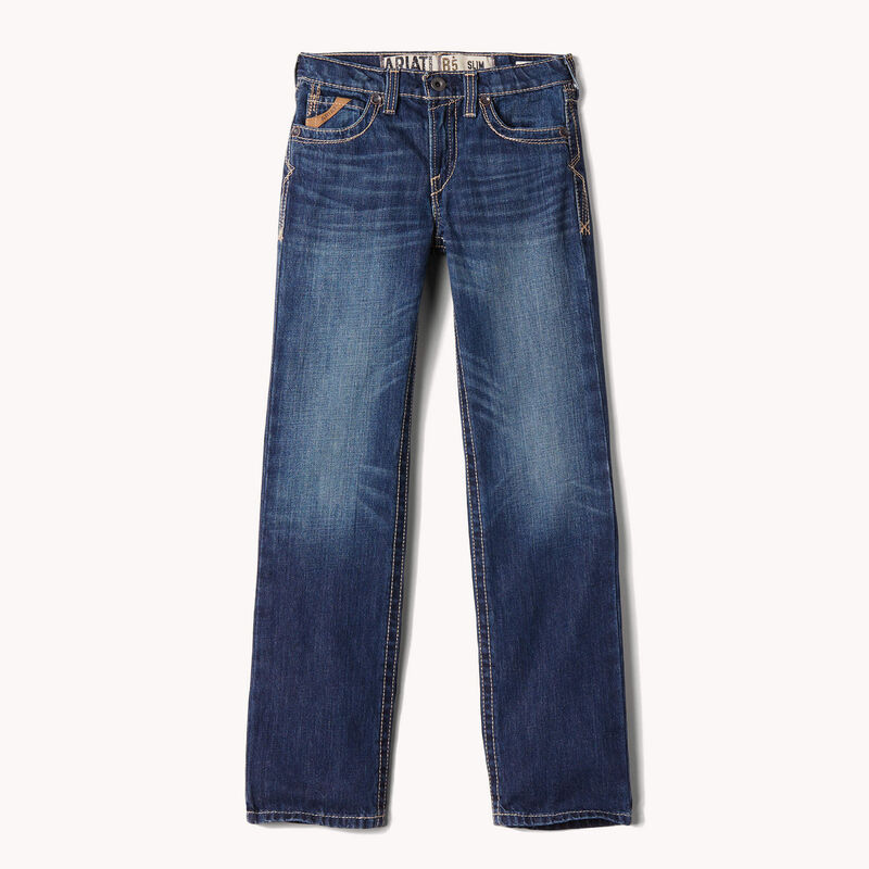 Boy's Ariat 10018338 B5 Slim Boundary Stackable Straight Leg Jean