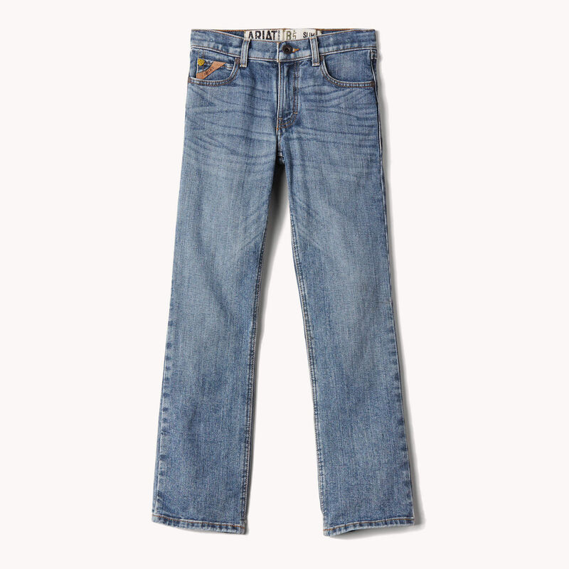 Boy's Ariat 10023449 B5 Slim Stretch Legacy Stackable Straight Leg Jean