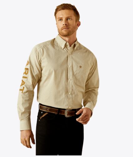Men's Ariat Team Pierce Long Sleeve Classic Fit Shirt