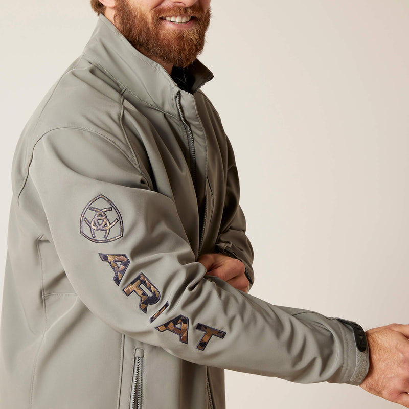Men's Ariat 10046729 Logo 2.0 Softshell Jetty Grey