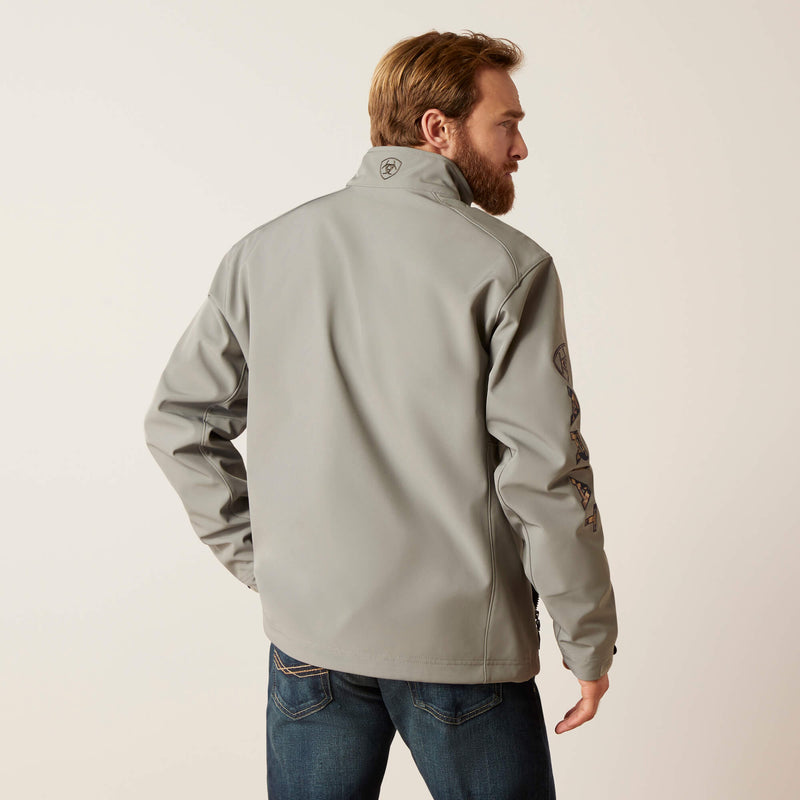 Men's Ariat 10046729 Logo 2.0 Softshell Jetty Grey