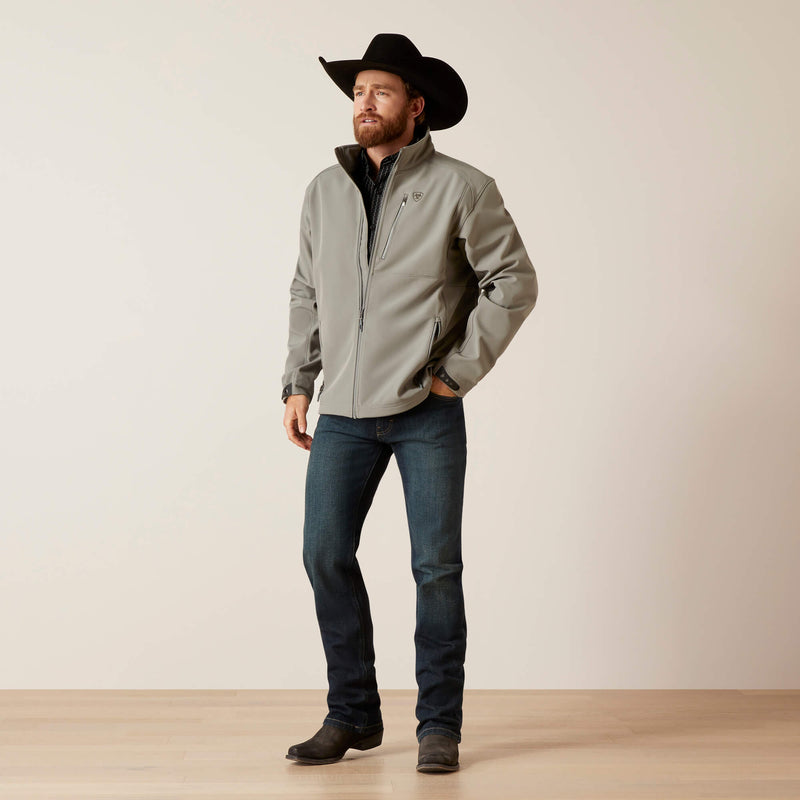 Men's Ariat 10046729 Logo 2.0 Softshell Jetty Grey