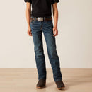 Boy's Ariat slim straight jean. Front view