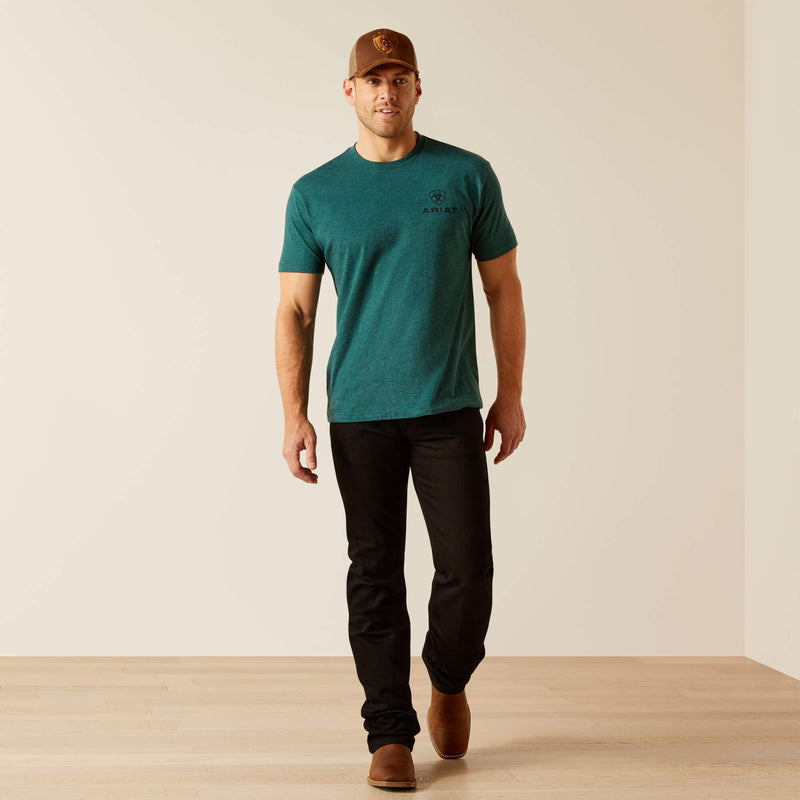 Men's Ariat 10051455 Abilene Shield T-Shirt