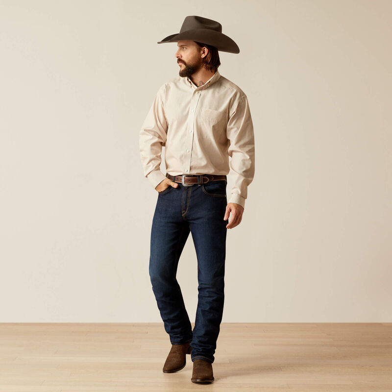 Men's Ariat 10052377 Wrinkle Free Graysen Classic Fit Shirt