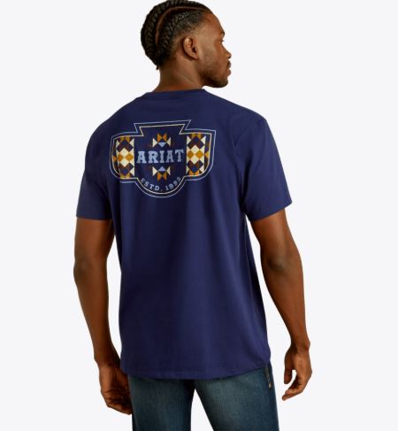 Men's Ariat Woven West T-Shirt