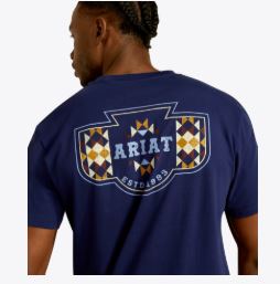 Men's Ariat Woven West T-Shirt