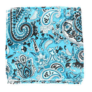 M & F 09042 100% Silk Wild Rags 33x33 Paisley