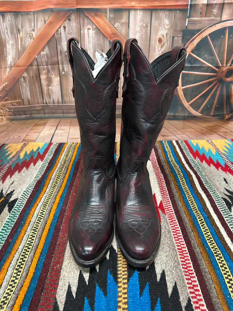 Double H Boot Graham DH5440 Men's Black Cherry R Toe Boot *Closeout*