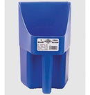 Blue plastic feed scoop 