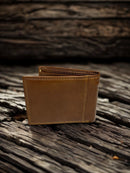 Top Notch Accessories Brown Smooth Leather Bifold Wallet