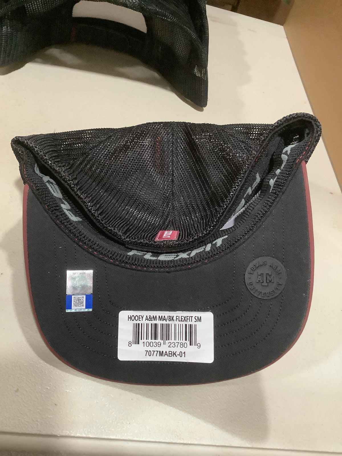 Hooey "7077MABK" Texas A&M Maroon/Black Flexfit Cap