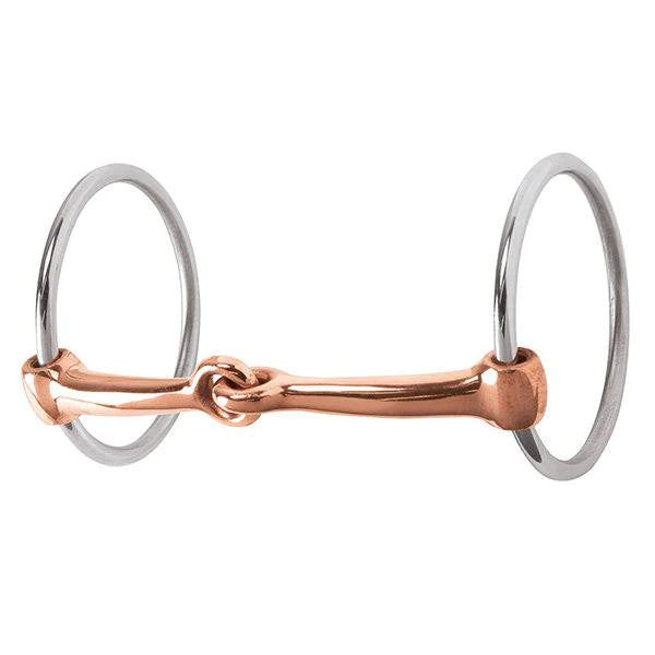 Weaver Leather 25-1811 Professional Ring Snaffle Bit 5" Copper Mouth