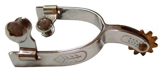 Youth spurs with copper rowel