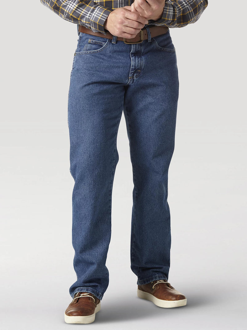 Men's Wrangler Rugged Wear® 35001AI Relaxed Fit Jean in Antique Indigo