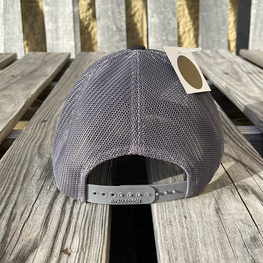 Mississippi Cattle Company "MCC #11" Caramel Leather Logo Patch 112PL R-Flex Caps (3 Colors)