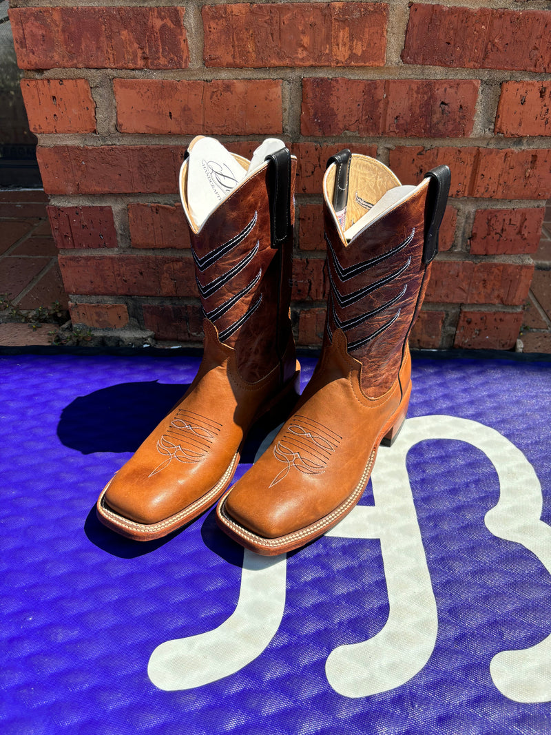 Women's Anderson Bean 0168M Black Hawk Chestnut 10" Wide Square Toe *CLOSEOUT* AS IS
