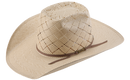 American Hat Company straw hat with a brick crown shape and Cool Hand Luke brim. 