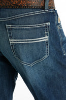 Close-up of Carter 2.0 back right pocket with stitching detail.