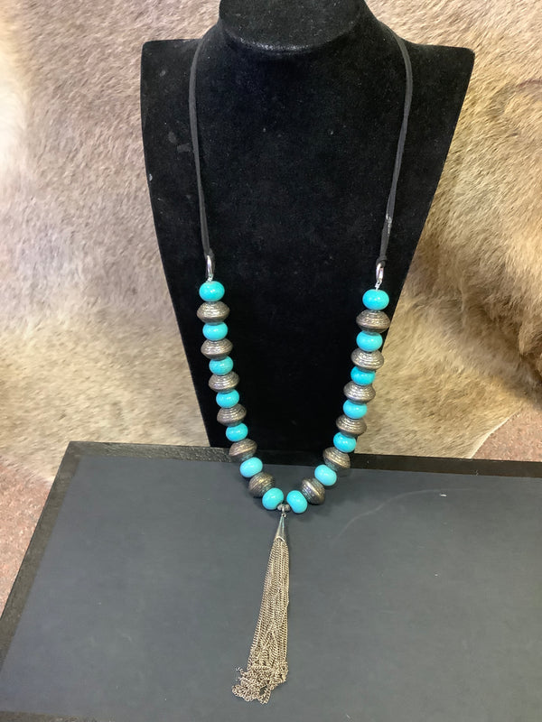 Crooked Fence Western Necklace