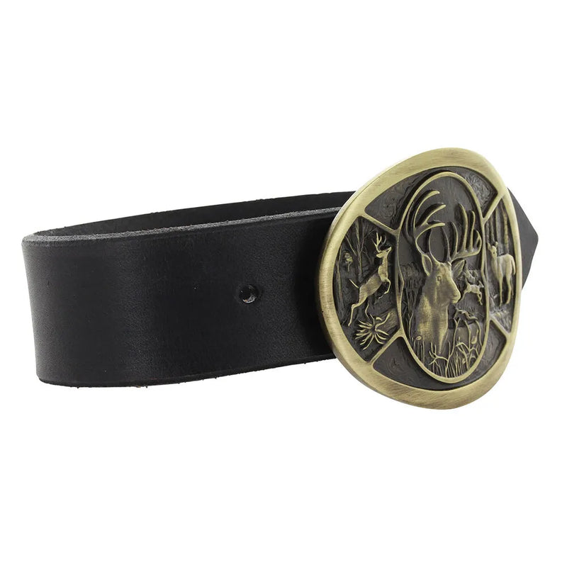 Montana Silversmiths 60796C Deer Heritage Attitude Buckle