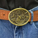 Montana Silversmiths Deer Heritage Attitude Buckle