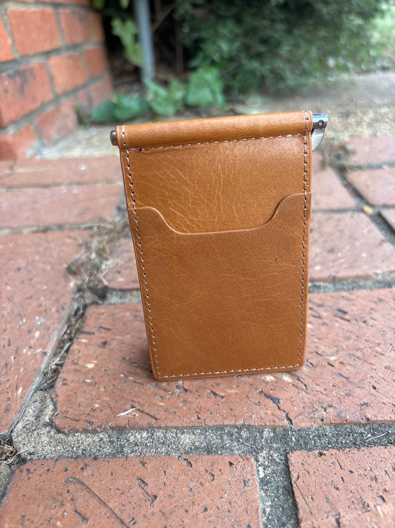 Zep Pro Mississippi State University Bulldogs Tan Leather Front Pocket Wallet