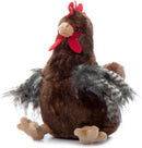 Petting Zoo 9" Wild Onez Brown Chicken Stuffed Animal Plushie