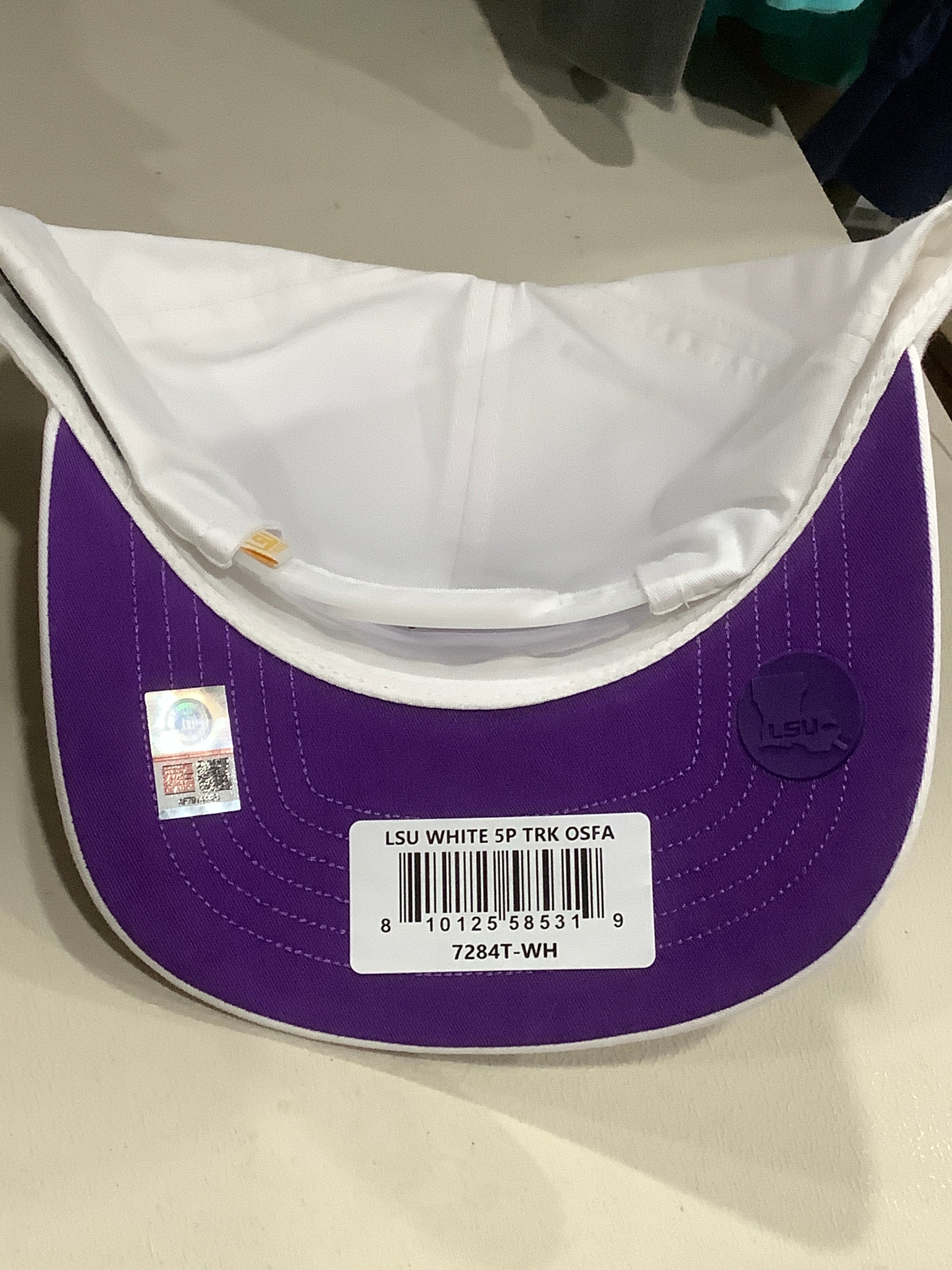 Hooey x Louisiana State University White Snapback Cap