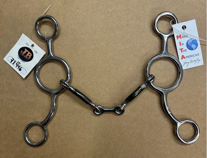 Jerry Beagley MITA 73446 Junior Cow Horse Smooth with Dog Bone Mouth