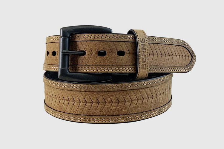 Men’s BERNE 7542500 Genuine CrazyHorse Leather Belt