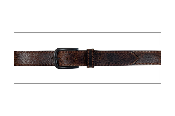 Berne 7543500 Tan/Brown 1 1/2" Distressed Leather Belt