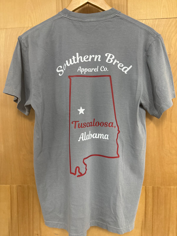 Southern Bred Apparel Company Tuscaloosa, AL T-Shirt in Granite